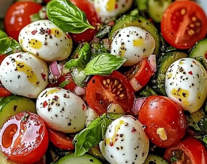 Salada Caprese: Sabor Intenso em Minutos!