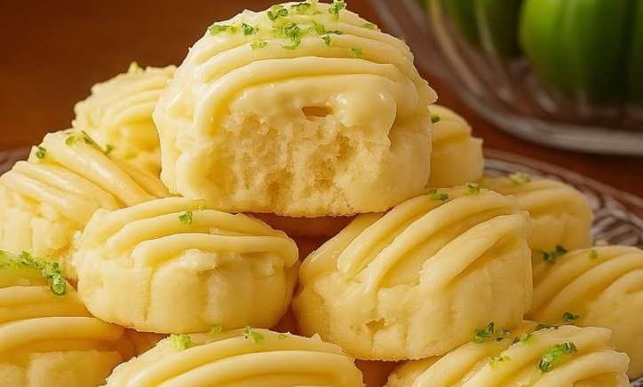 Receita de Bolachinha de Creme de Leite com Limão