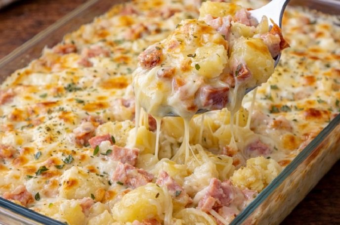 Batata com Presunto na Travessa: Receita Fácil e Econômica