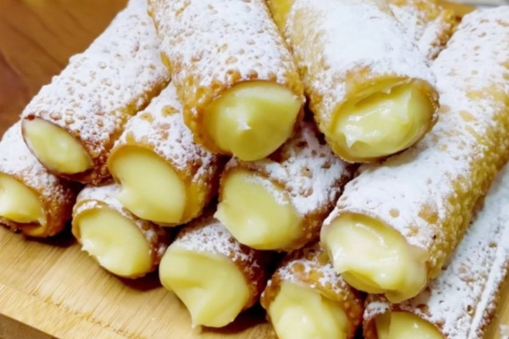 Cannoli de Massa de Pastel: Receita Fácil e Deliciosa