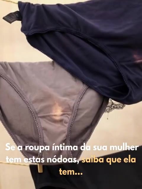 Se a roupa íntima dela tem estas nódoas, descubra o que o corpo dela está tentando revelar!
