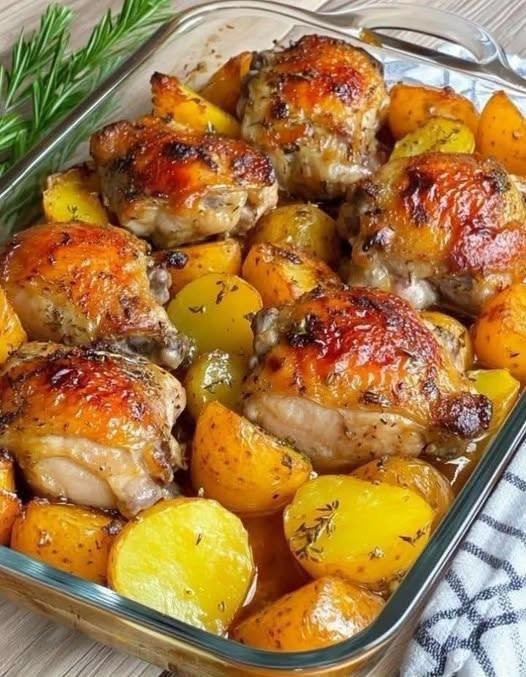 Frango Assado com Batatas: Perfeito e Irresistível