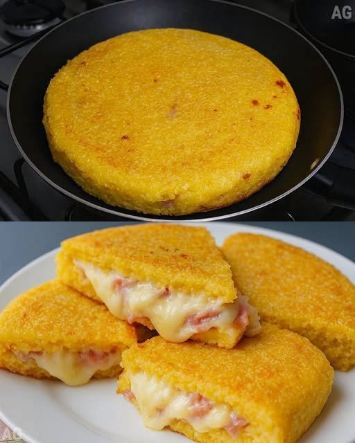 Cuscuz de frigideira em minutinhos! Pro café ou lanche da